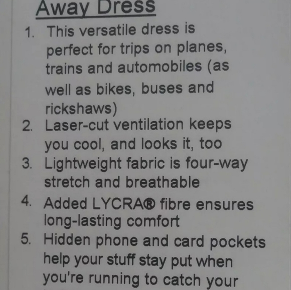 Lululemon  BLACK "Away" cut out dress Size 8 - Picture 3 of 5